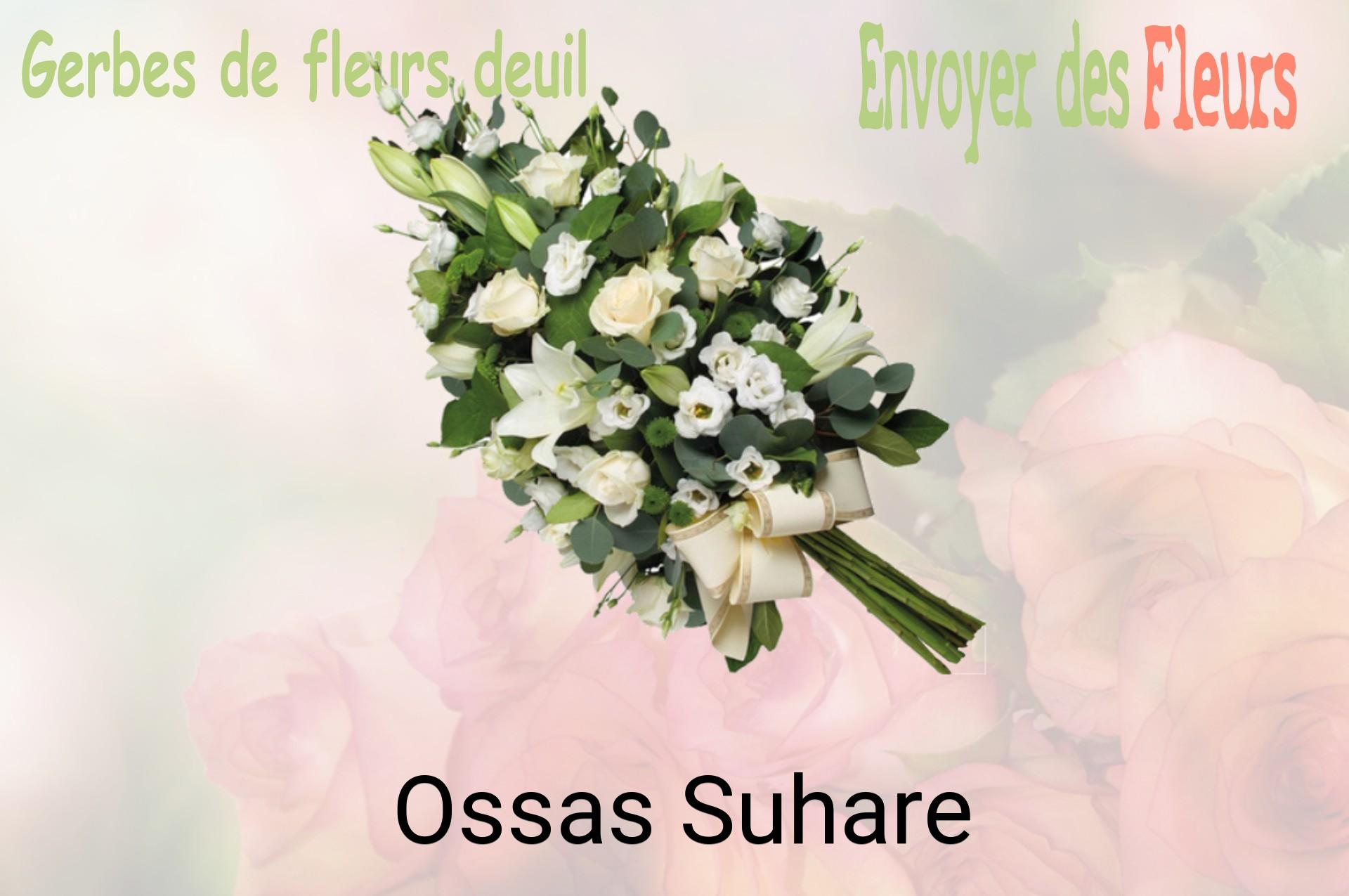Gerbe de fleurs de deuil livrée à Ossas-Suhare